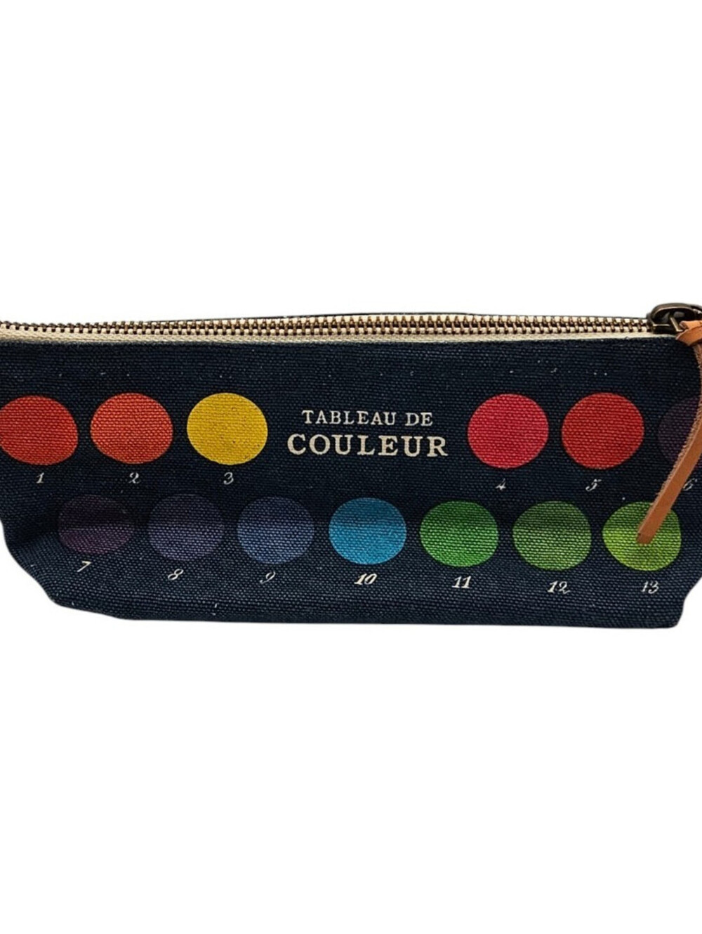 Cavallini & Co. Tableau de Couleur canvas mini pouch